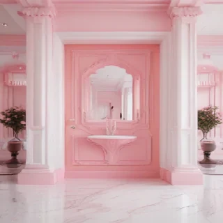 pink and white aesthetic