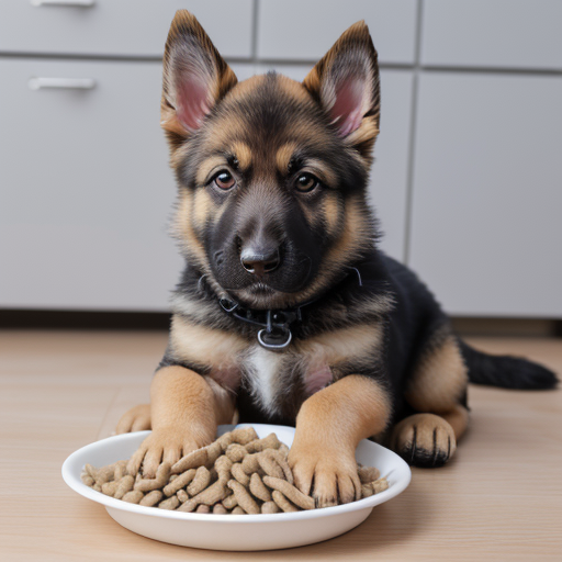 vet recommended dog food for german shepherd puppy