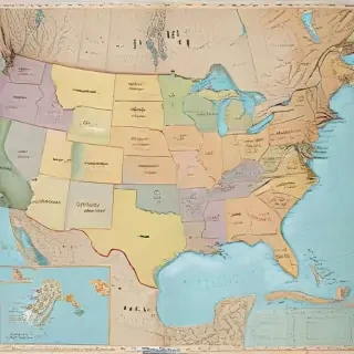 map of united states of america