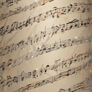 music notes transparent