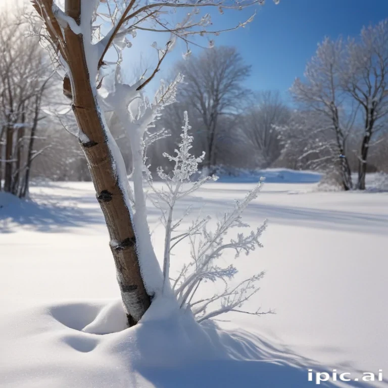 transparent snow