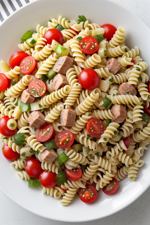what to eat with pasta salad