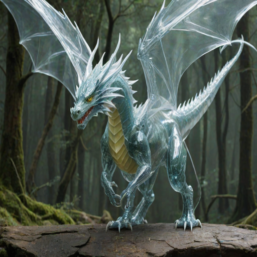 transparent dragon