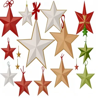 christmas star clipart free