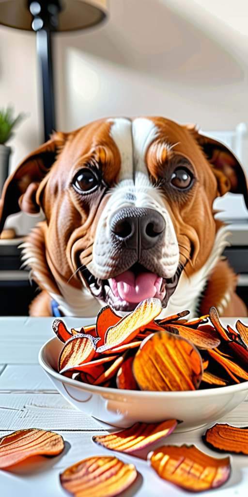 sweet potato chips for dogs