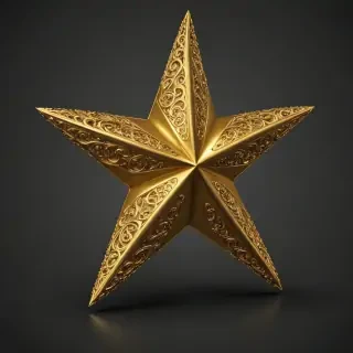 golden star png