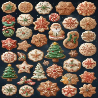 clip art christmas cookies