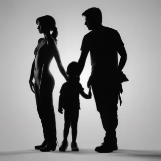 silhouette people png