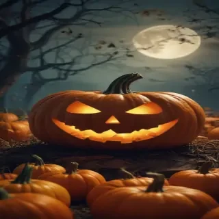 halloween pumpkin background