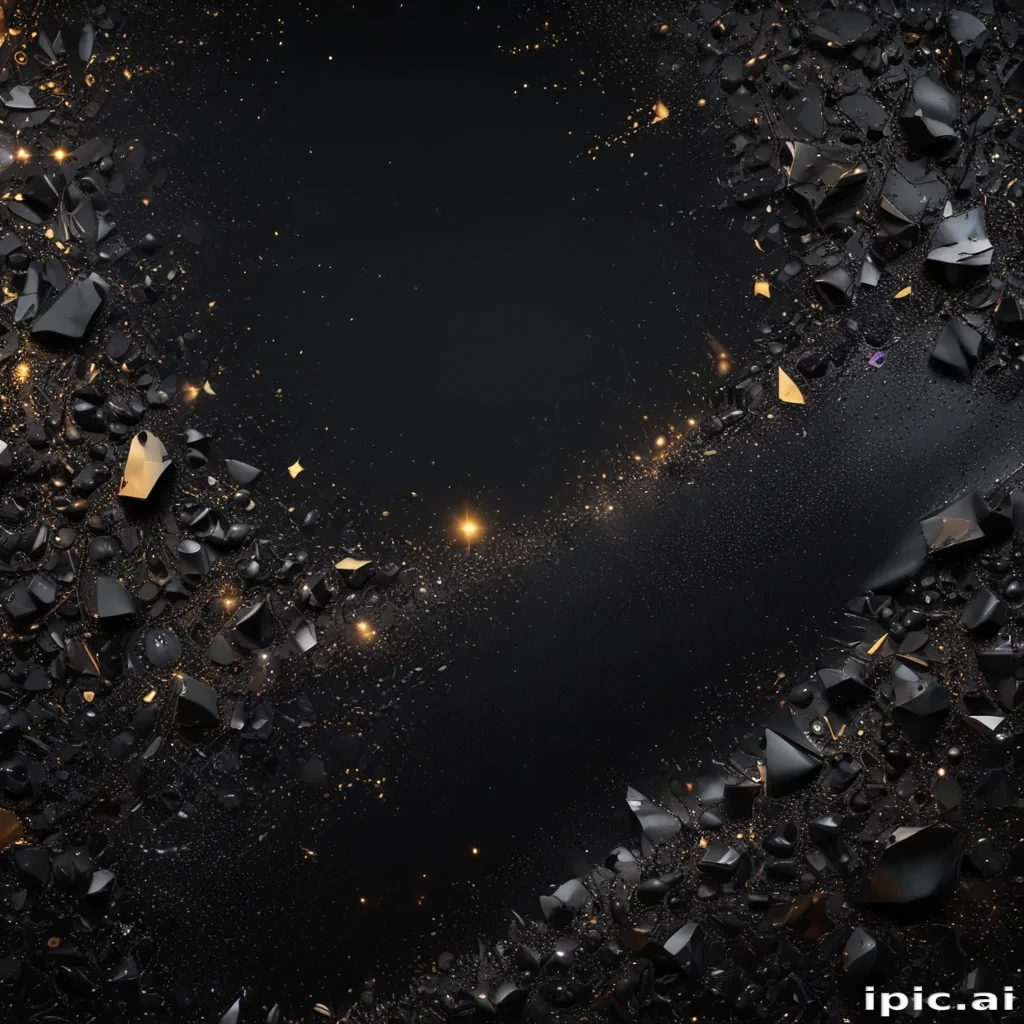 black and glitter background
