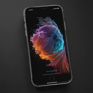 iphone with transparent background