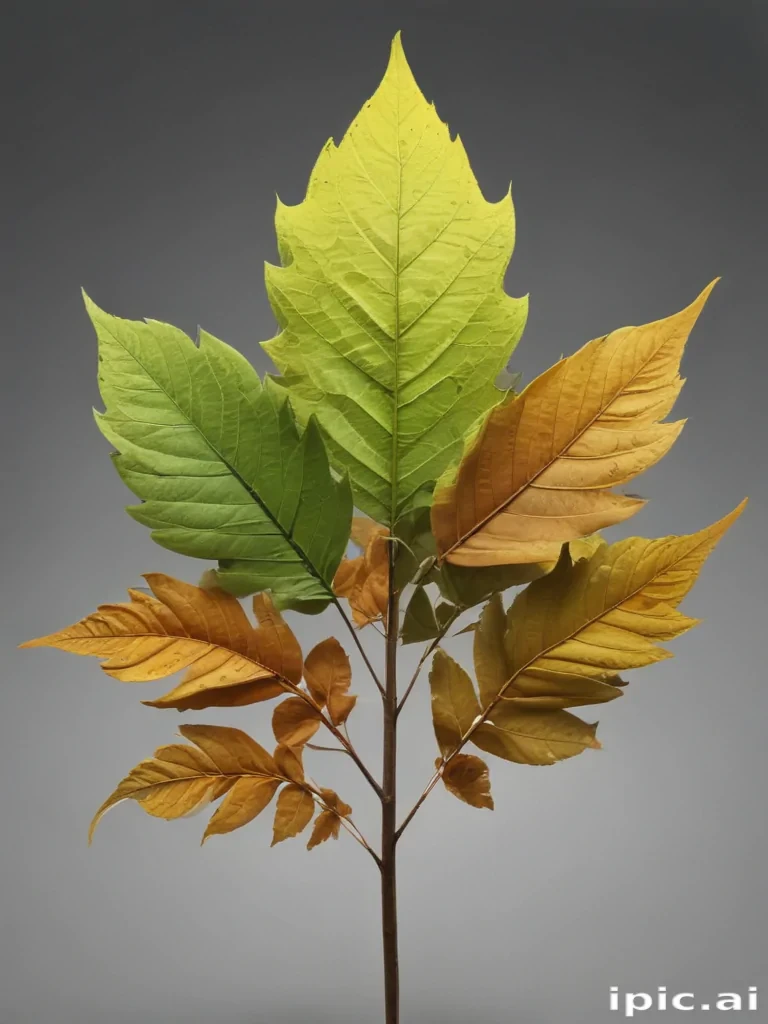 leaves no background