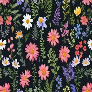 wildflowers transparent background