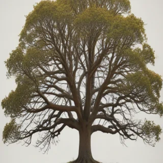 trees no background