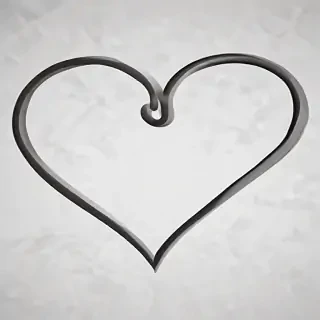 heart outline transparent