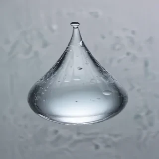 transparent water drop