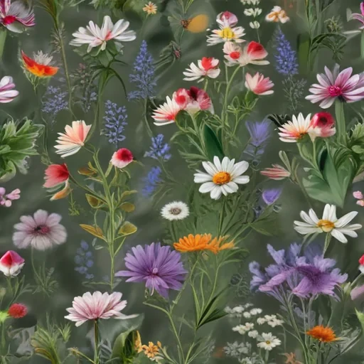 wildflowers transparent background