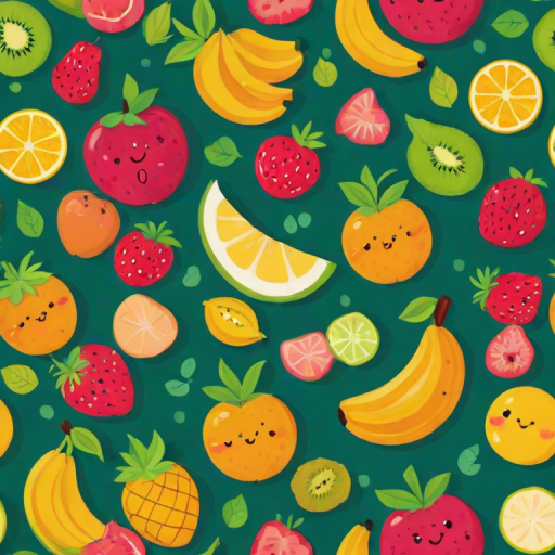 cute fruit backgrounds