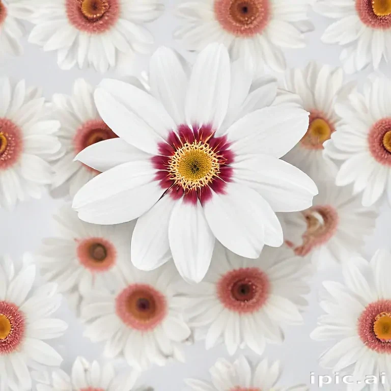 white background flower