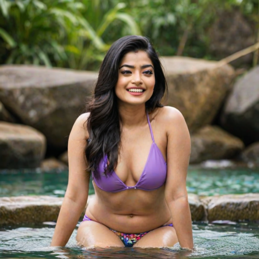 rashmika mandanna hot bikini