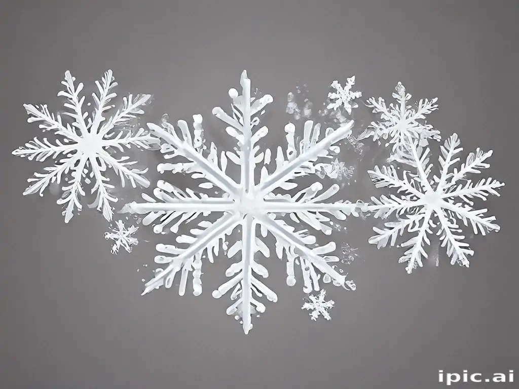 snowflakes clipart transparent background
