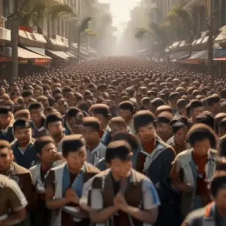 crowded png
