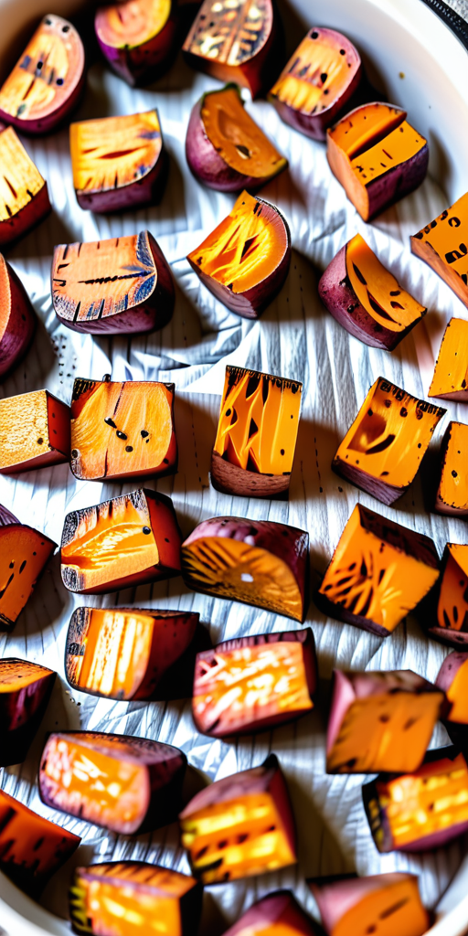 air fryer sweet potatoes cubes