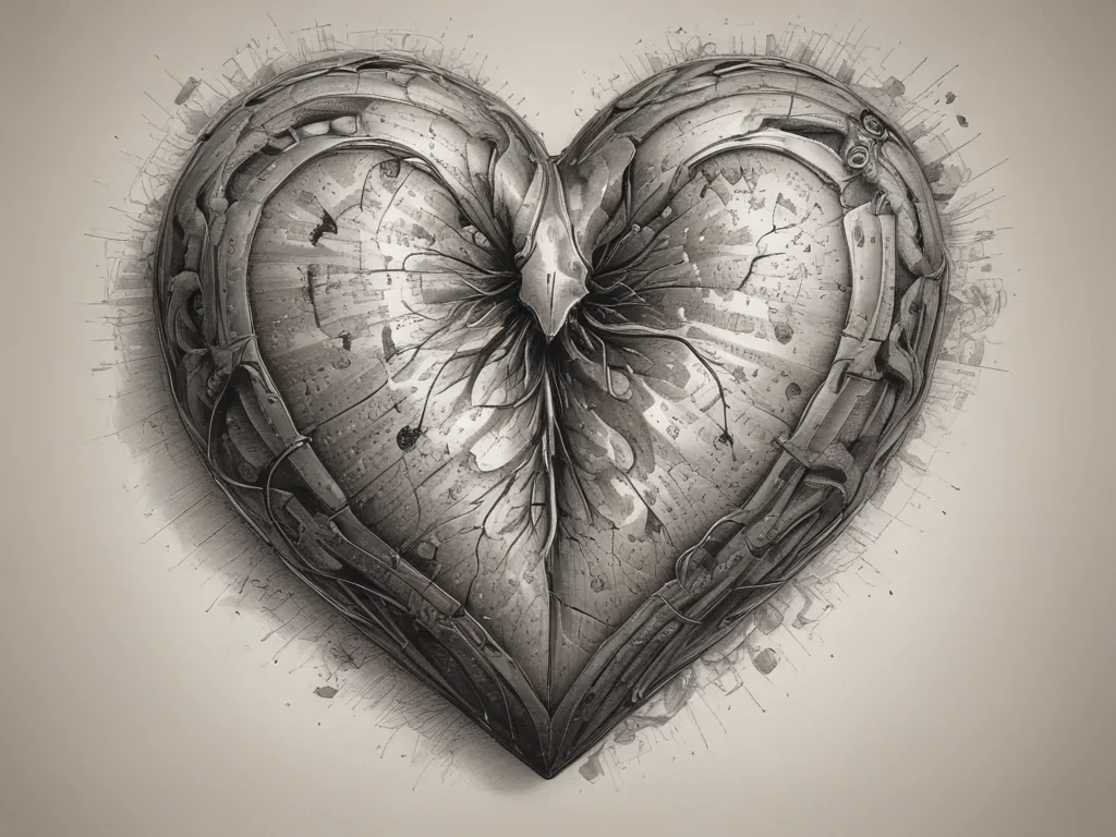 hand drawn heart