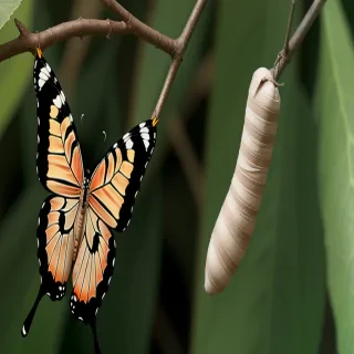 butterfly cocoon png
