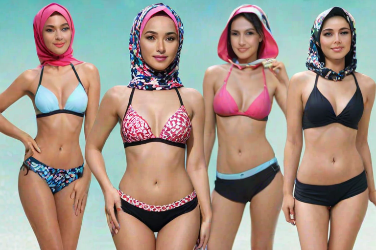 ai hijab bikini