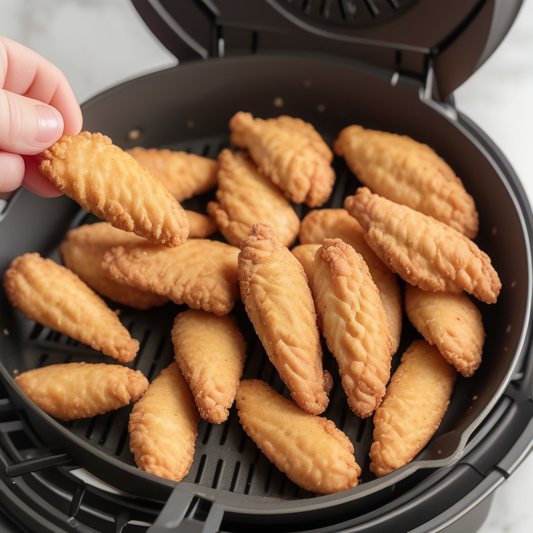 how to air fry chicken fries