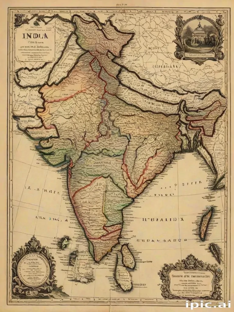 map of india