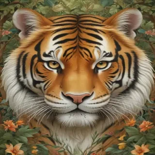 cartoon tigers
