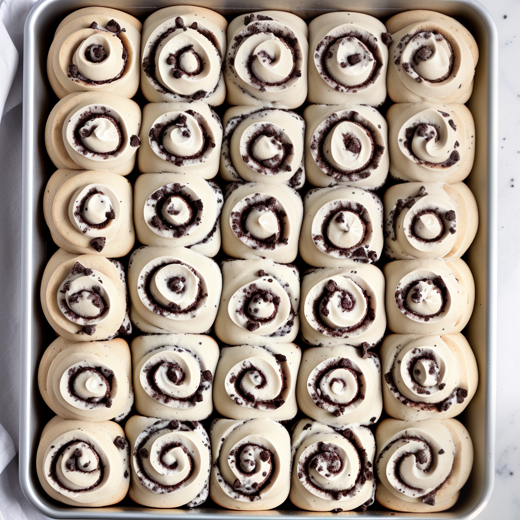 cookies and cream cinnamon rolls