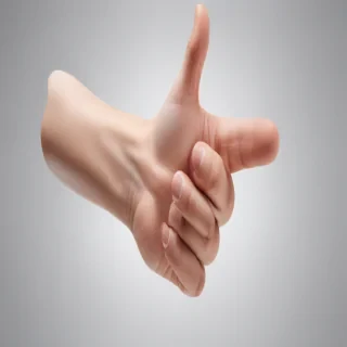 transparent thumbs up