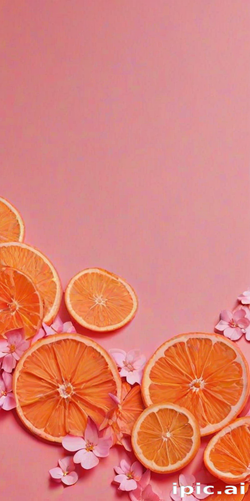 pink and orange aesthetic wallpaper
