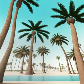 palm tree cartoon