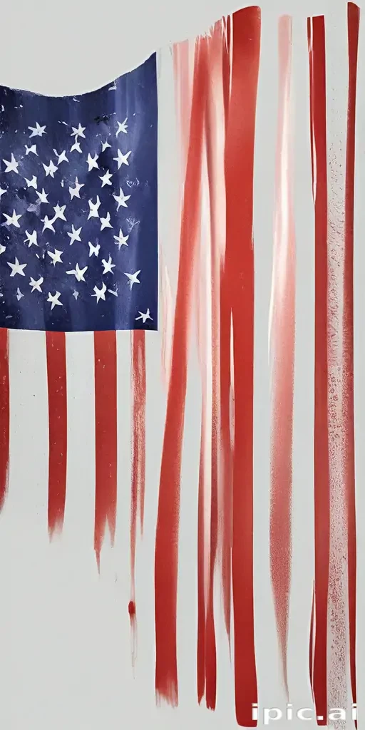 transparent american flag clipart