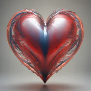 blurred heart