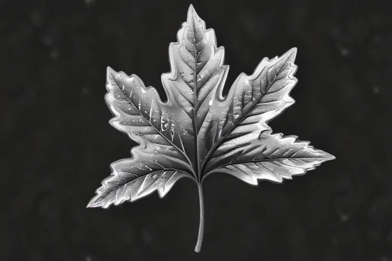 clipart leaf black and white