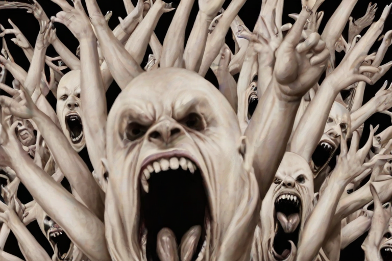 screaming background