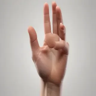 point finger png