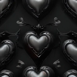 black heart image