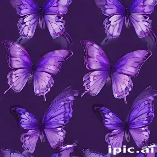 purple butterflies wallpaper