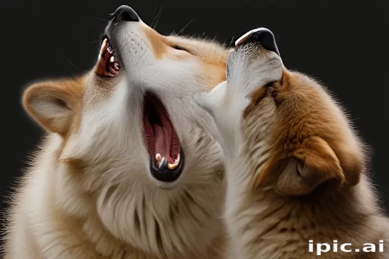 wolf howling png