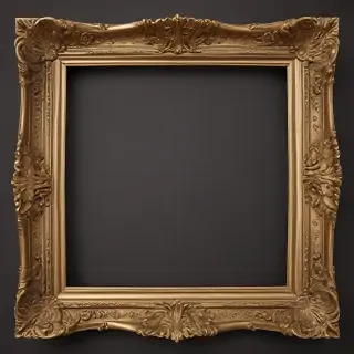 fancy gold frame