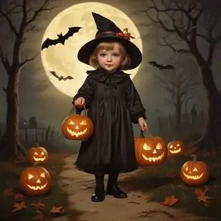public domain images halloween