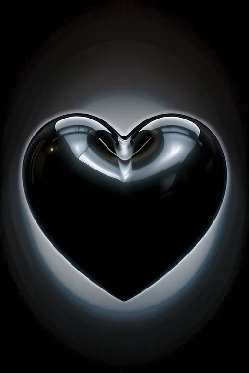 black heart photo
