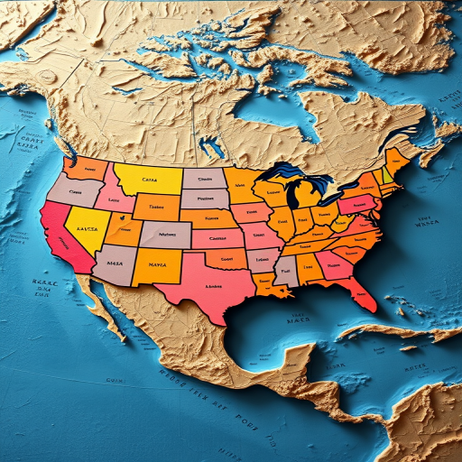 map of usa states