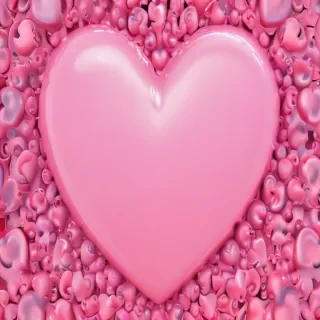 pink heart background
